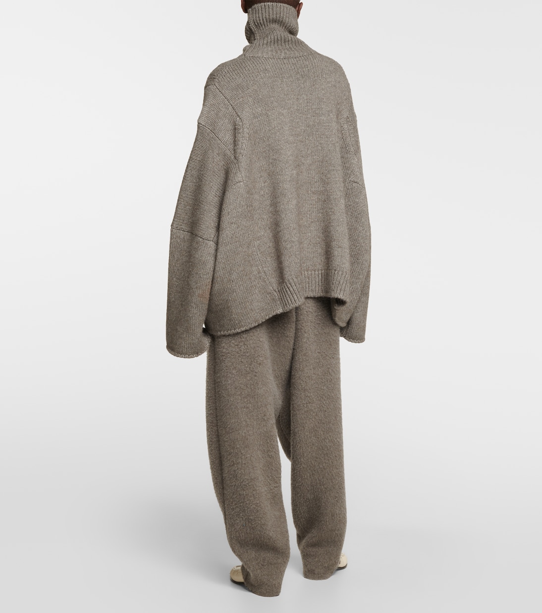 Erci alpaca and silk turtleneck sweater | The Row
