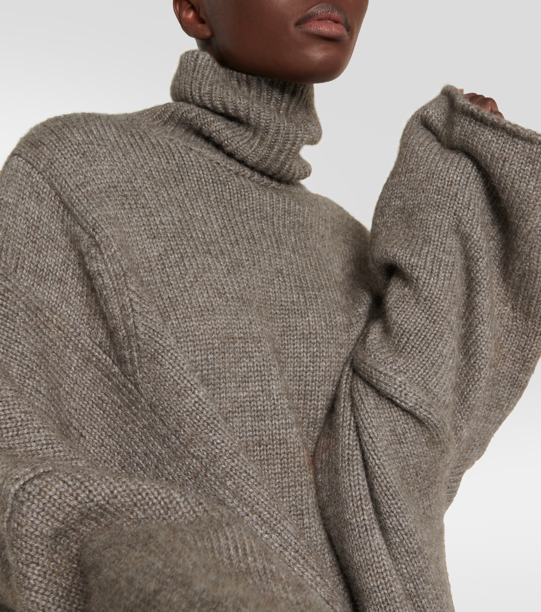 Erci alpaca and silk turtleneck sweater | The Row