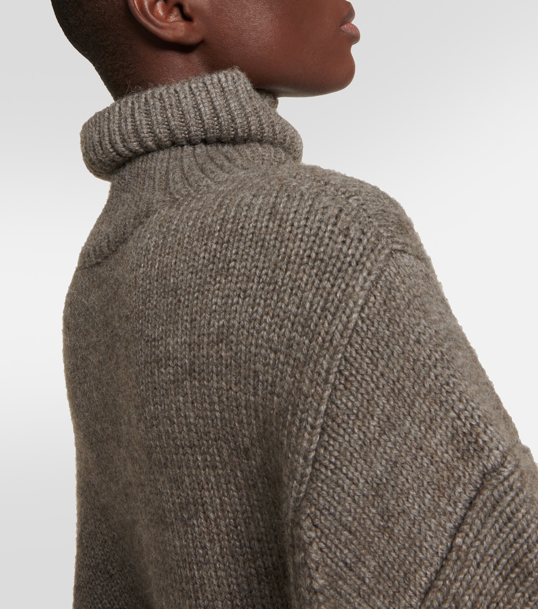 Erci alpaca and silk turtleneck sweater | The Row