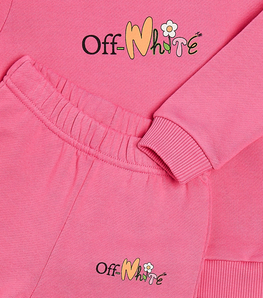 Bebé - chándal Funny Flowers de algodón | Off-White Kids