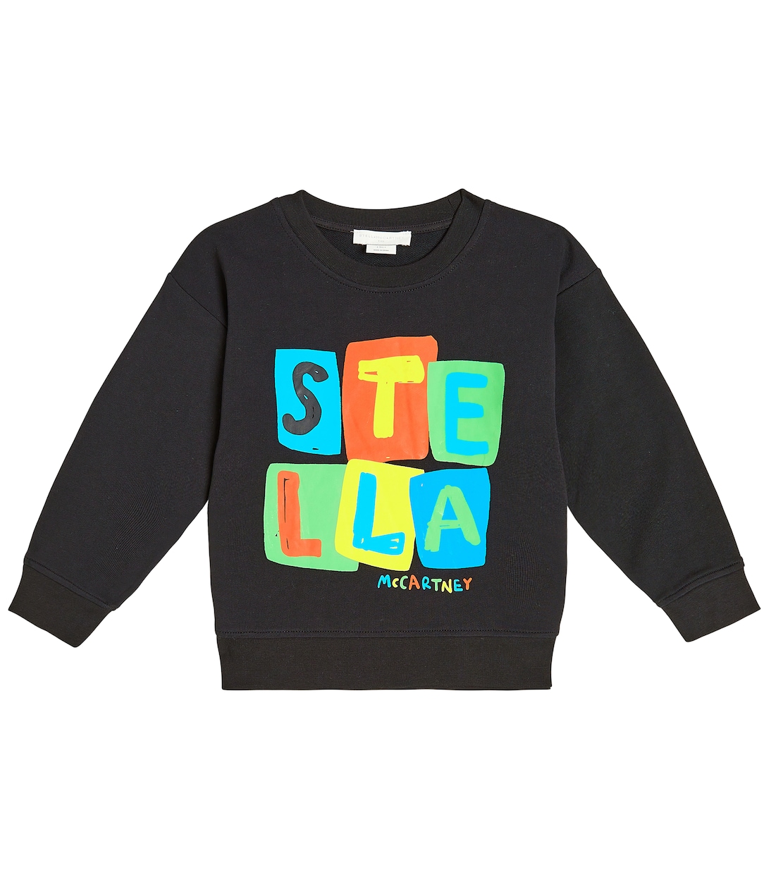 Felpa in jersey di cotone con stampa | Stella McCartney Kids
