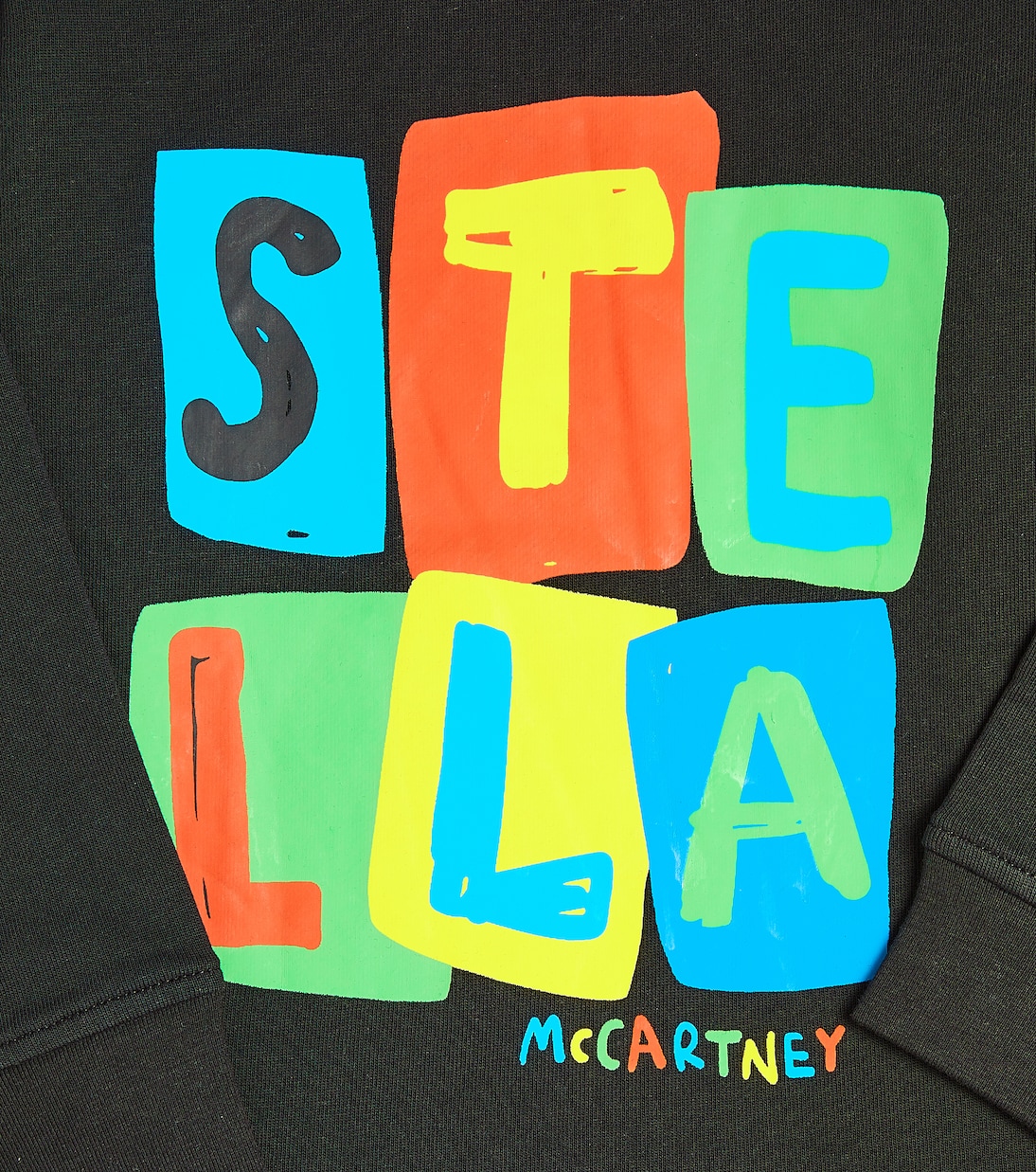 Felpa in jersey di cotone con stampa | Stella McCartney Kids