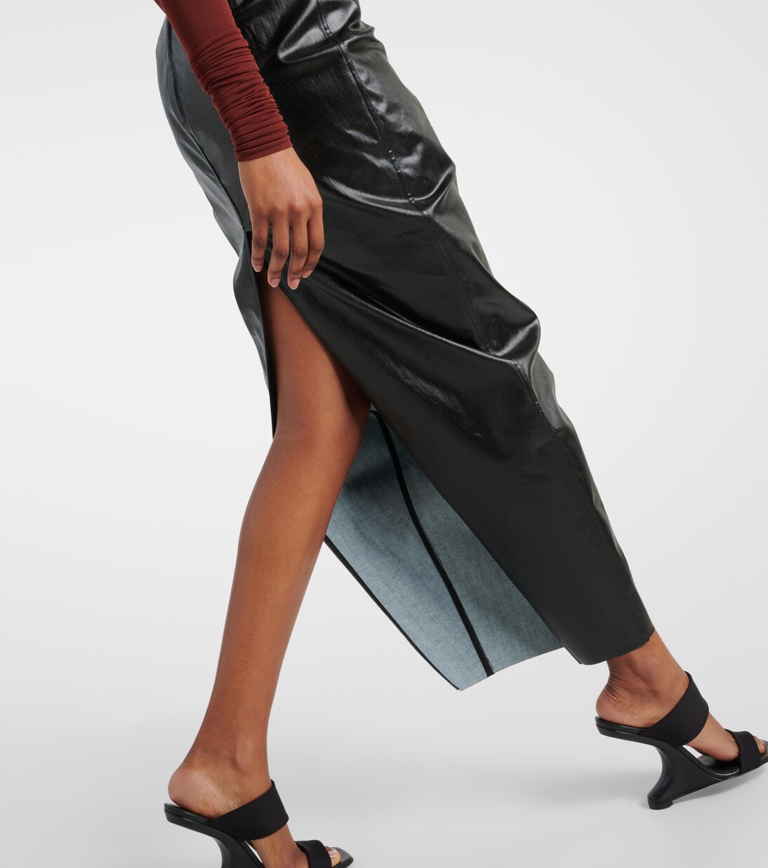 Maxirock aus einem Baumwollgemisch | Rick Owens