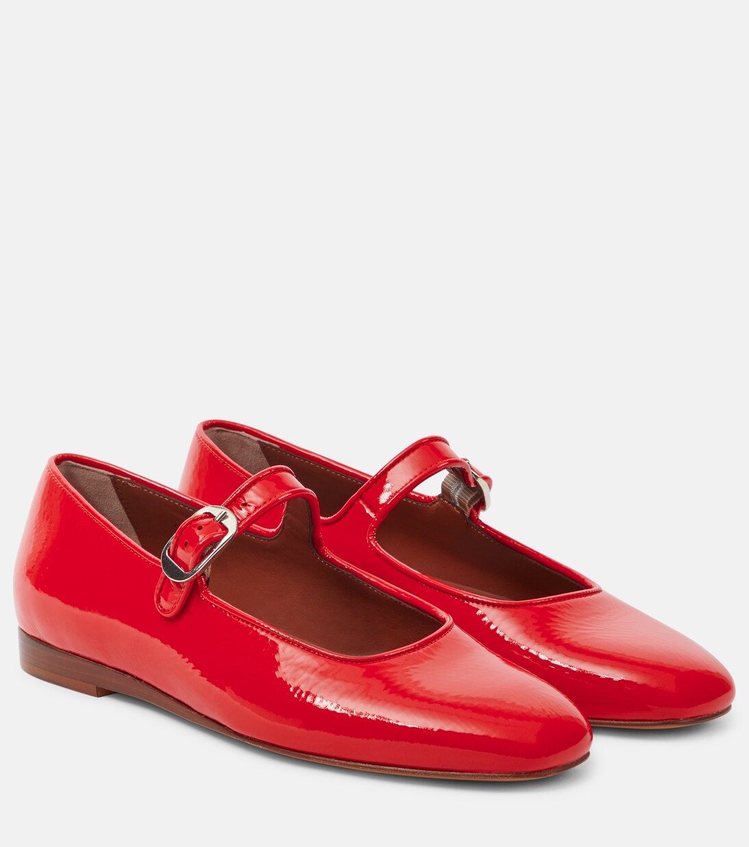 Patent leather Mary Jane ballet flats in red Le Monde Beryl Mytheresa