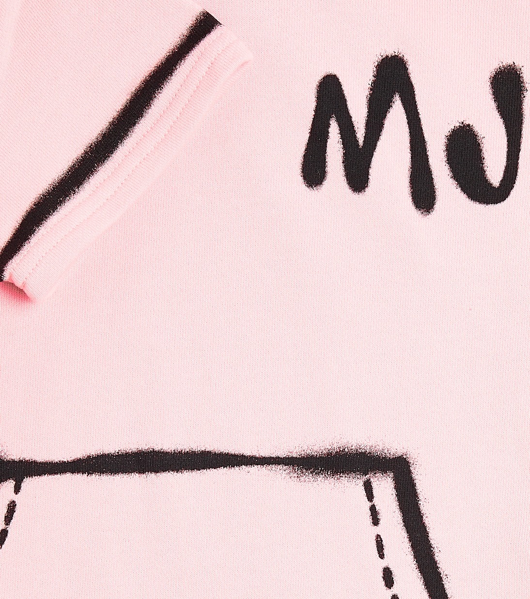 Trompe l'oeil cotton terry dress | Marc Jacobs Kids