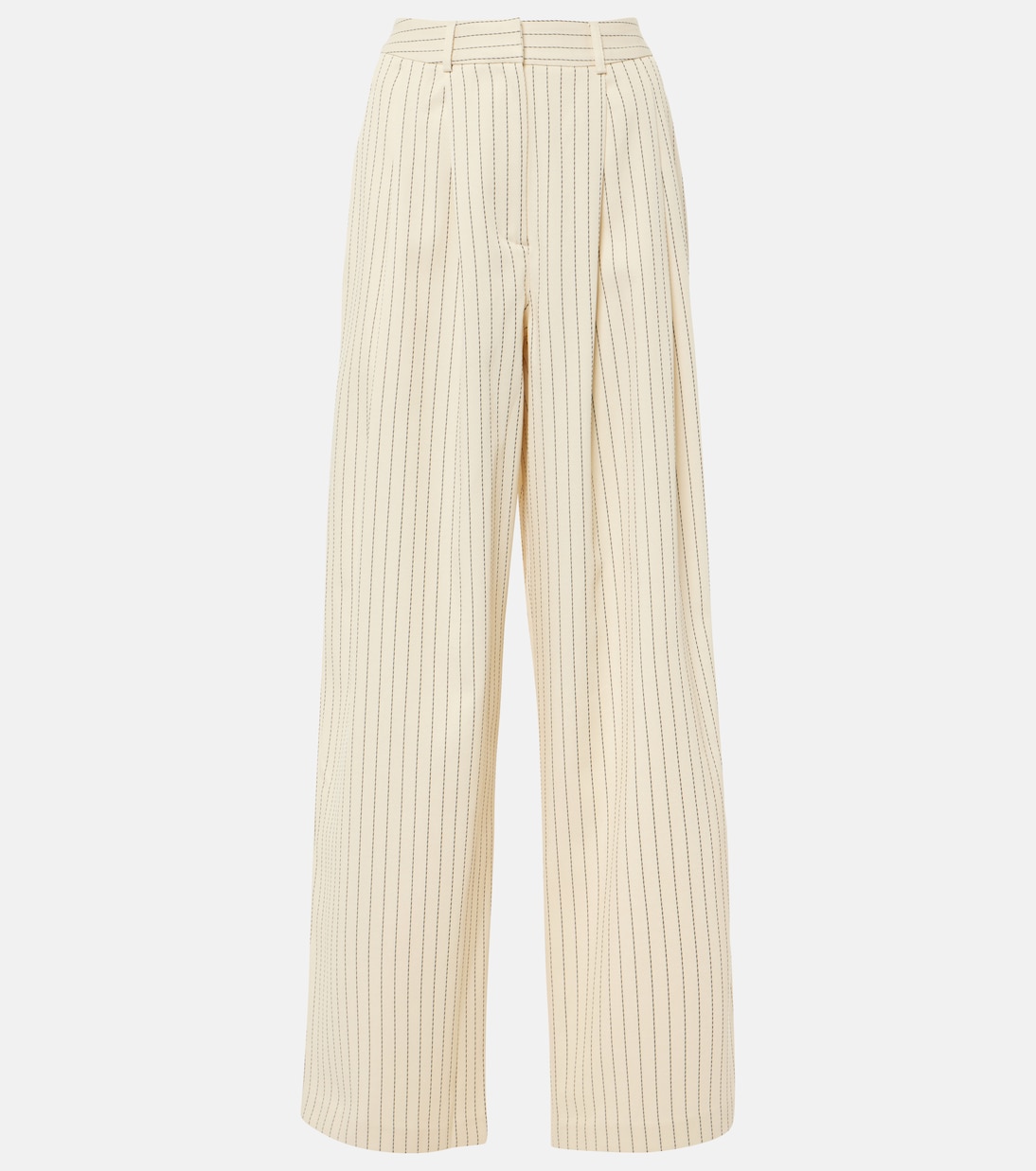 Ripley pinstripe twill wide-leg pants | The Frankie Shop