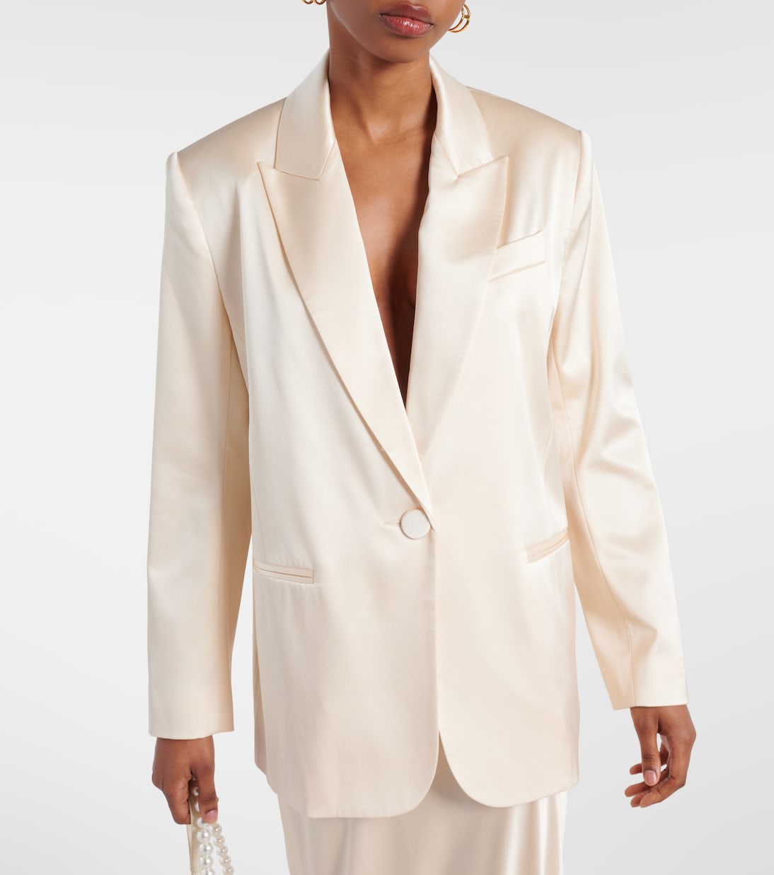 Blazer oversize in seta | The Sei