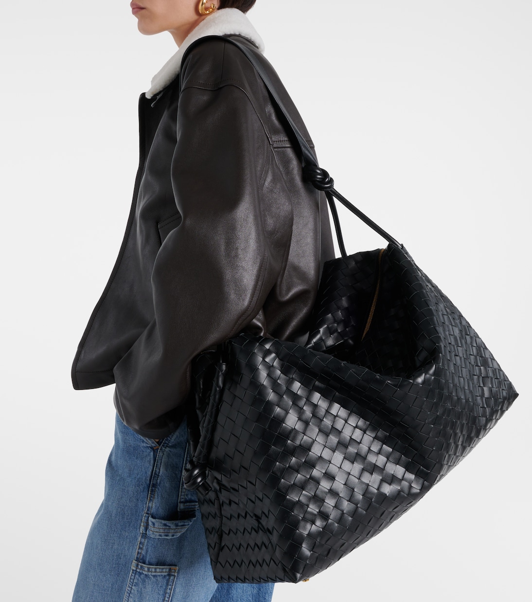 Weekender Loop Large aus Leder | Bottega Veneta