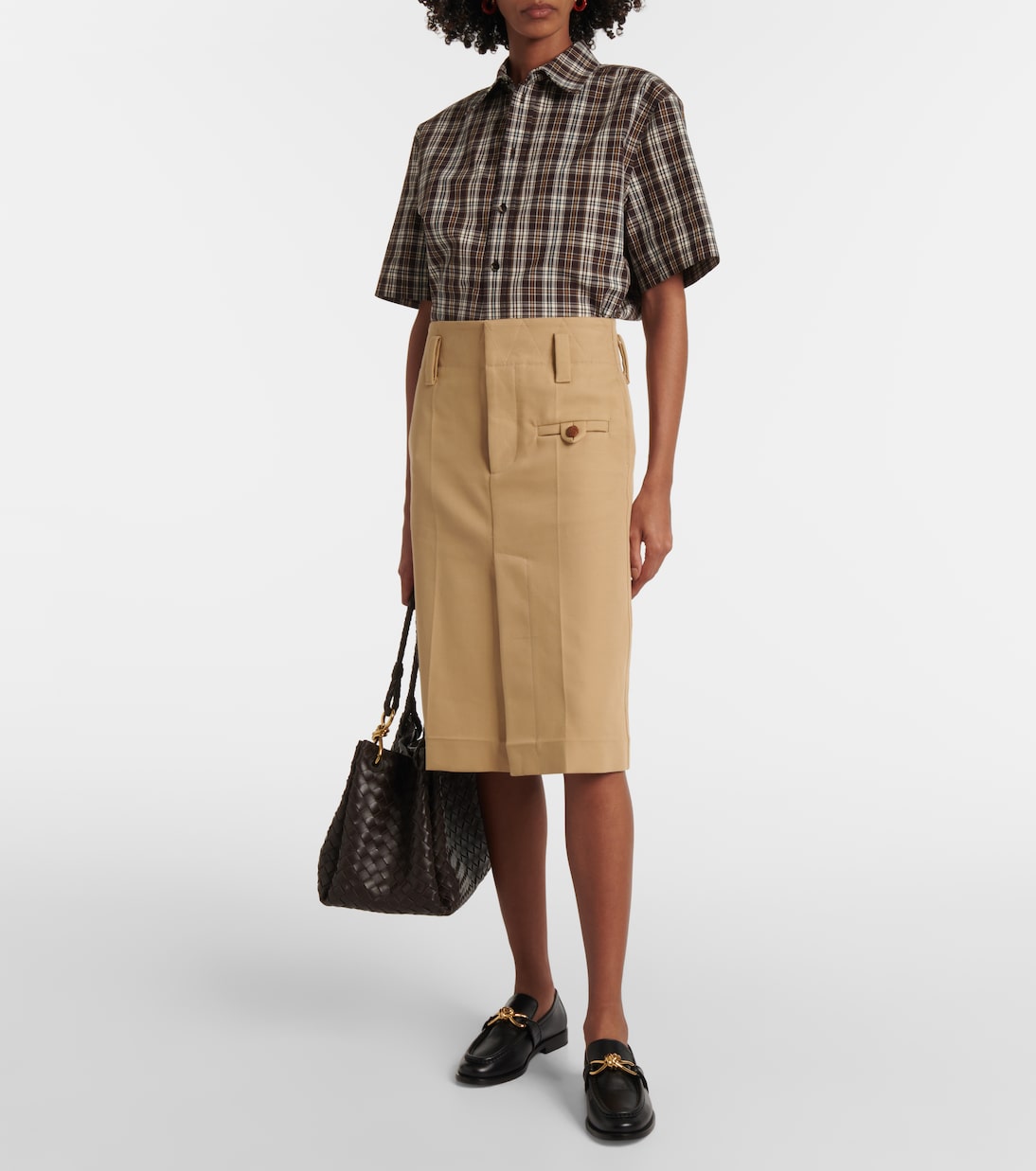 Astaire leather loafers | Bottega Veneta