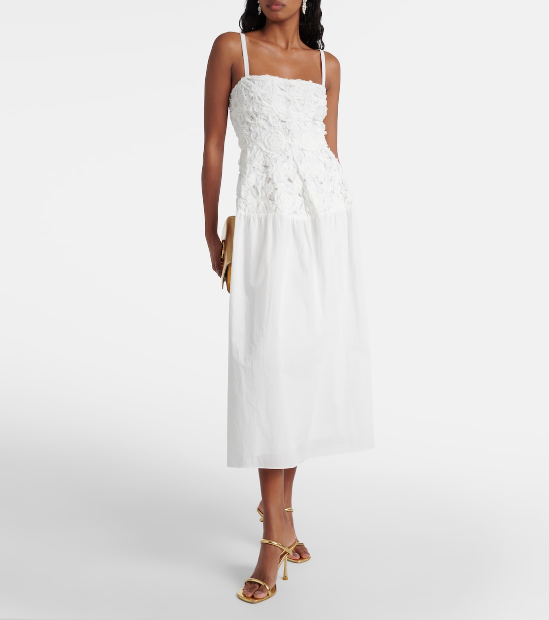 Robe midi Veronica en coton | Simkhai