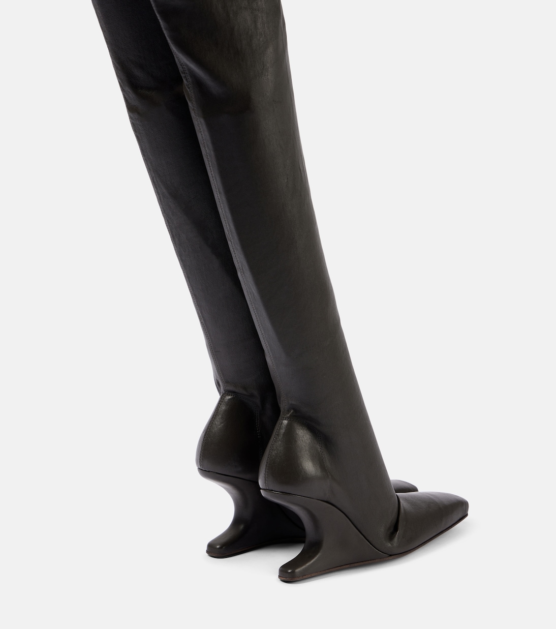 Botas mosqueteras Cantilever de piel | Rick Owens