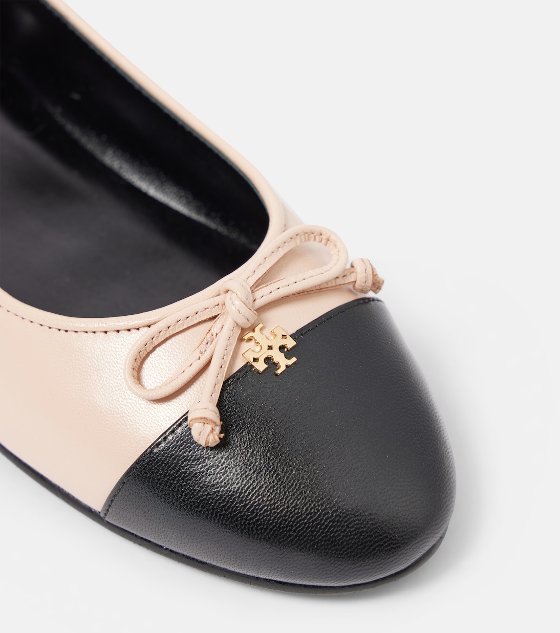 Ballerine in pelle con logo | Tory Burch