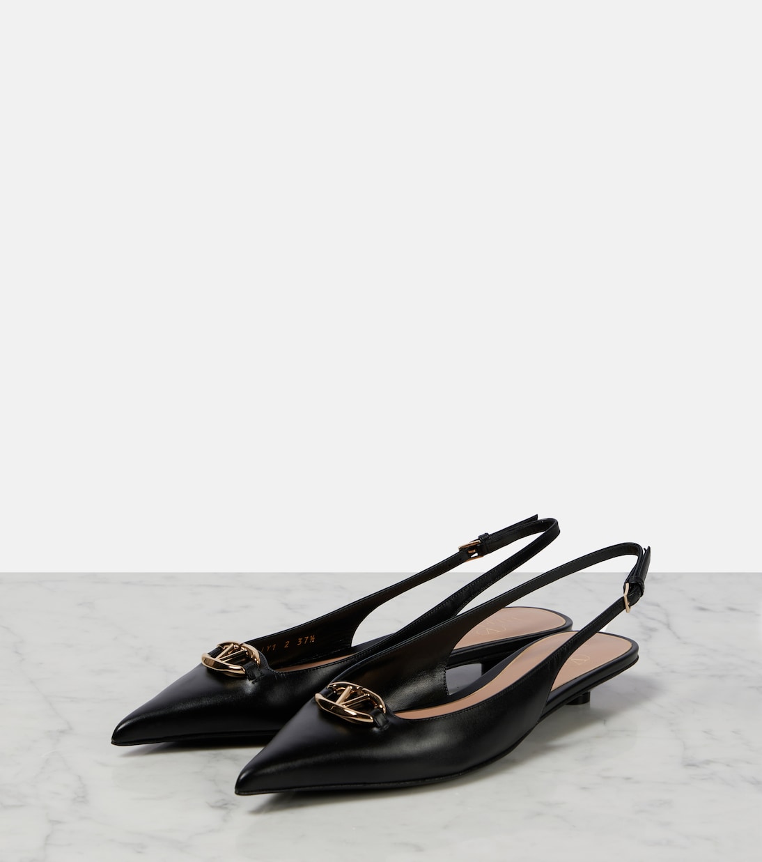 The Bold Edition VLogo 20 slingback flats | Valentino Garavani