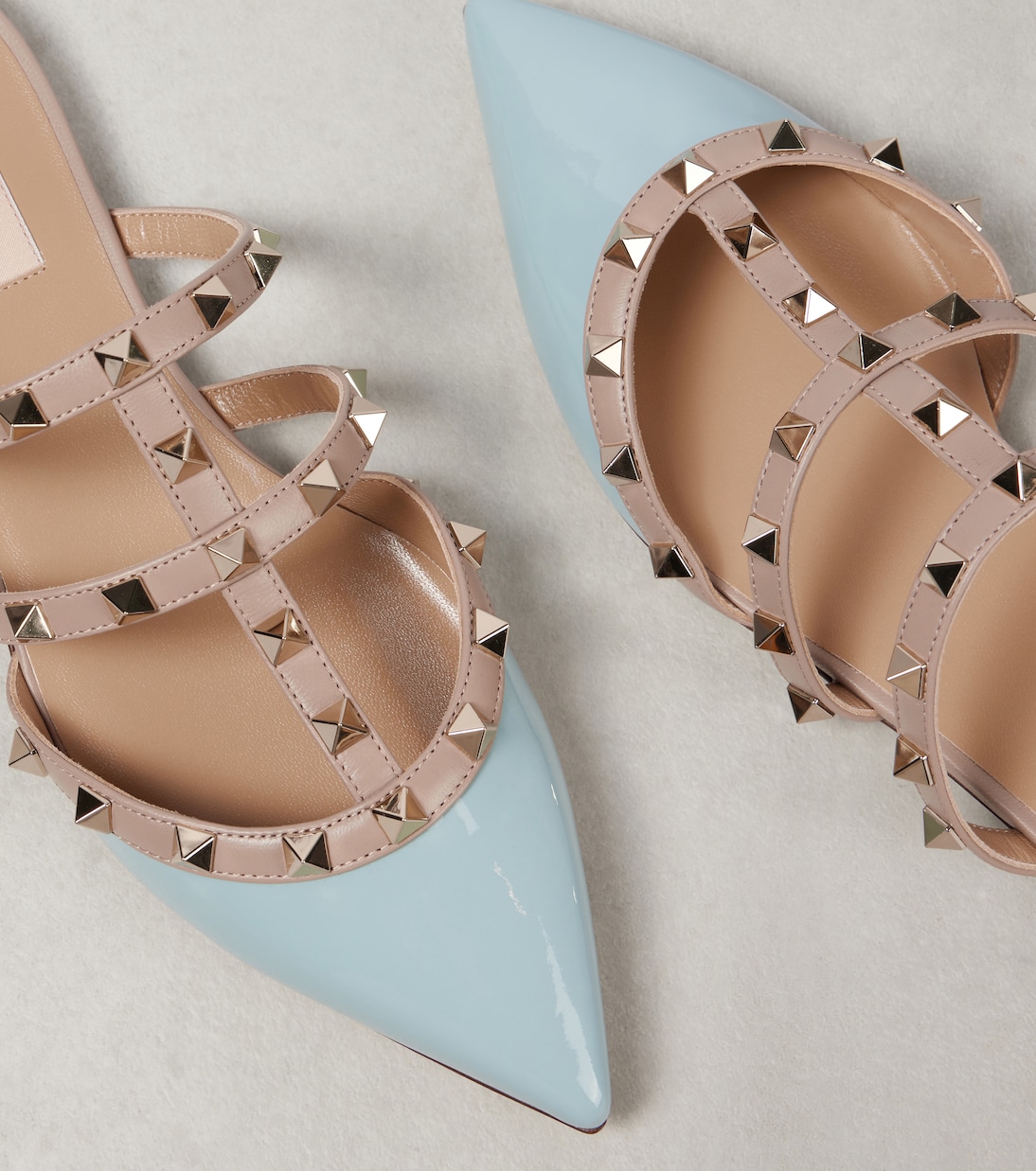 Slippers Rockstud aus Lackleder | Valentino Garavani
