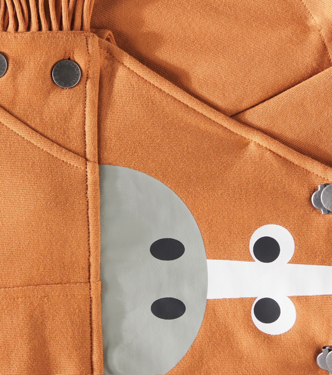 Bebé - peto de algodón estampado con flecos | Stella McCartney Kids