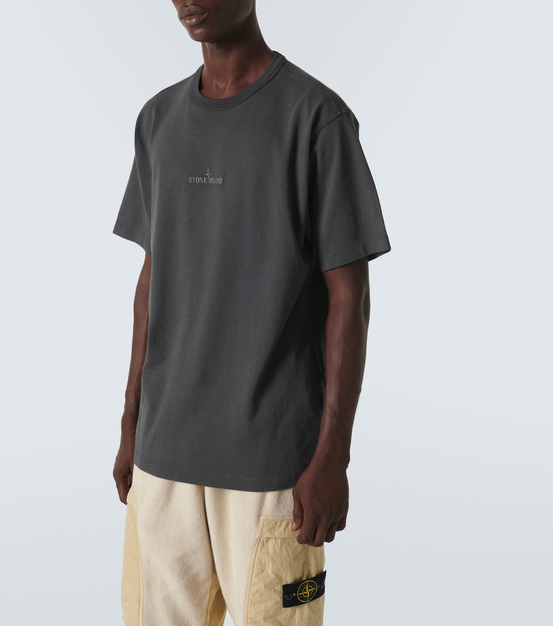 تي شيرت من القطن الجيرسيه Dyed | Stone Island