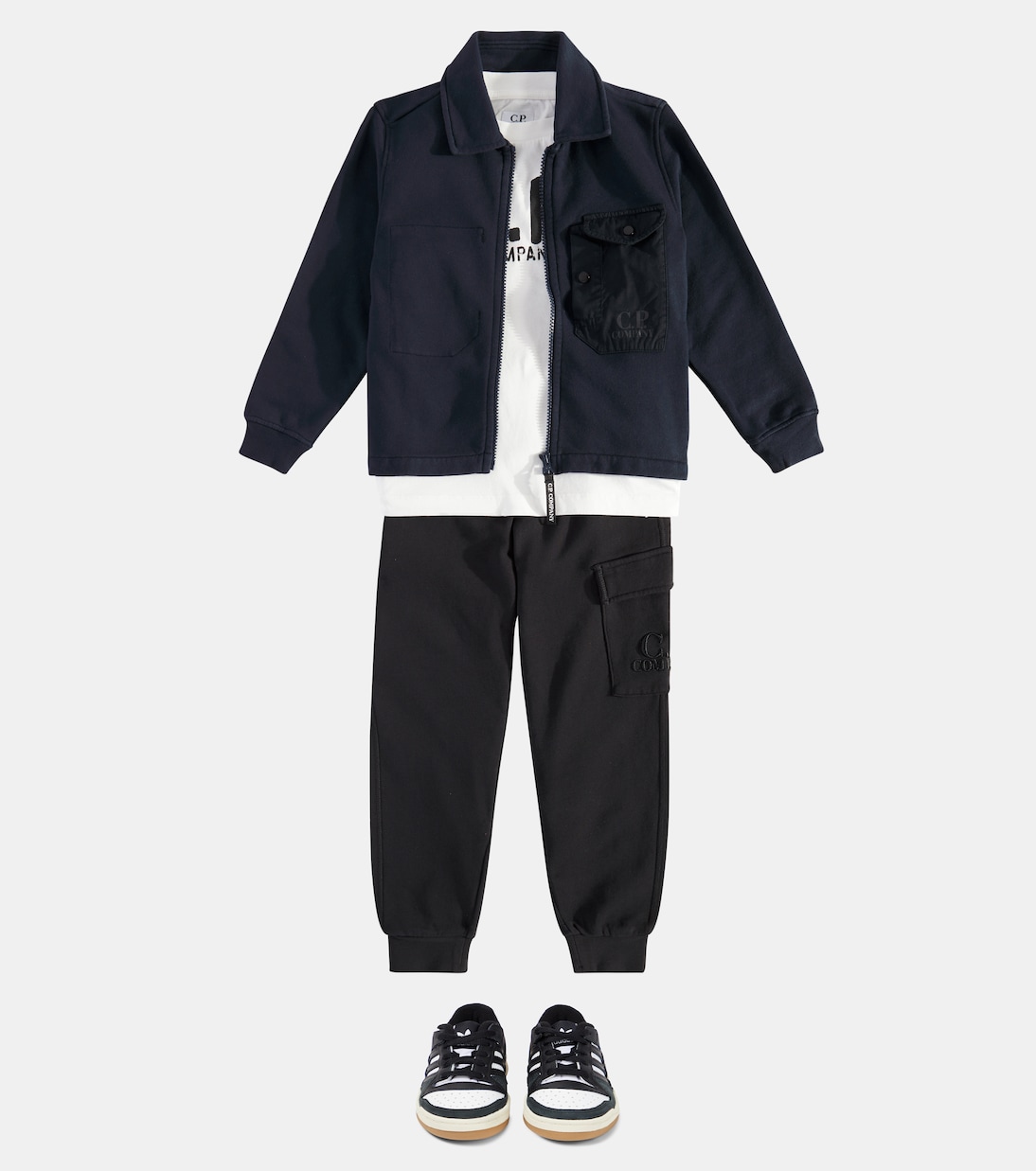 Chaqueta de jersey de algodón | C.P. Company Kids