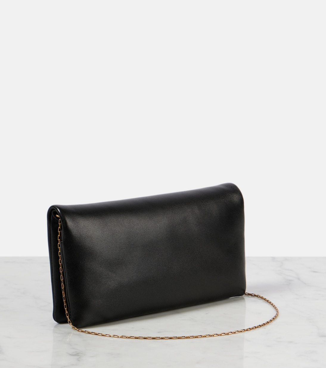 SAINT LAURENT Calypso Mini: Portafoglio in Pelle con Catena per Giovani Stilisti
