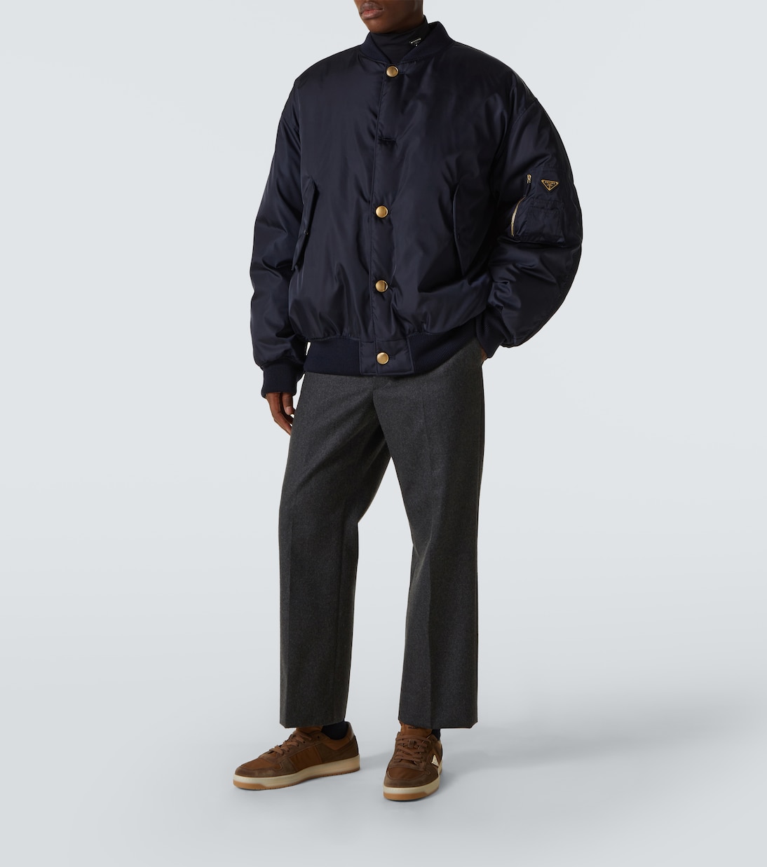 Sneakers Downtown con suede | Prada