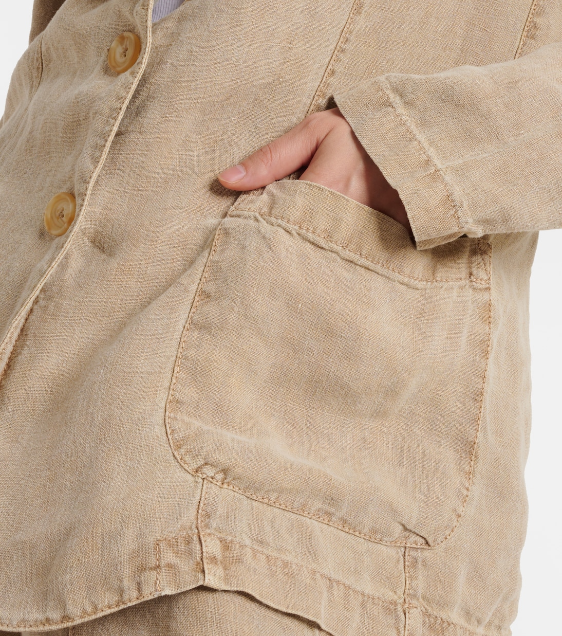 Blazer Lenny in lino | Velvet