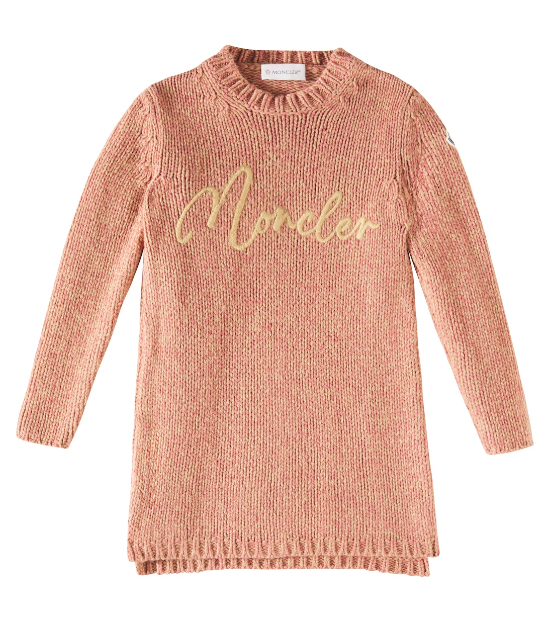 Abito in lana vergine con ricamo | Moncler Enfant
