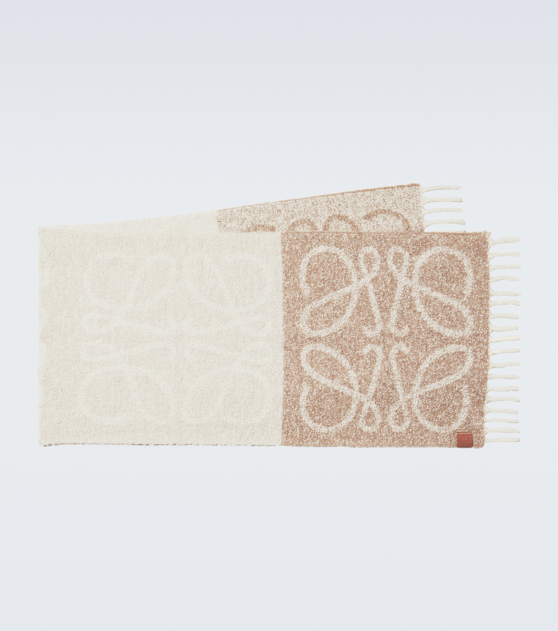 Sciarpa Anagram in misto alpaca bouclé | Loewe