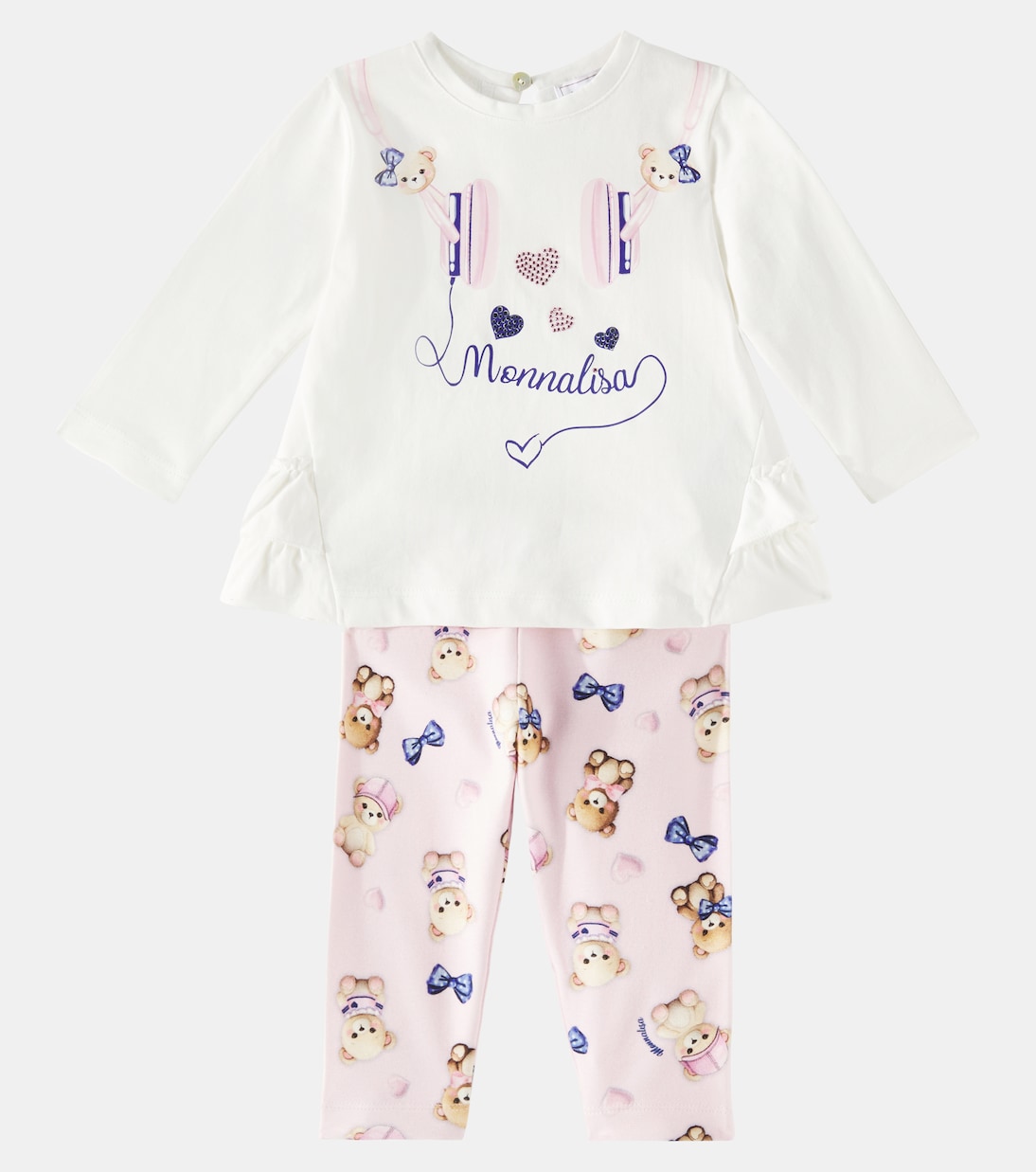 Bébé – Ensemble top et legging imprimés | Monnalisa