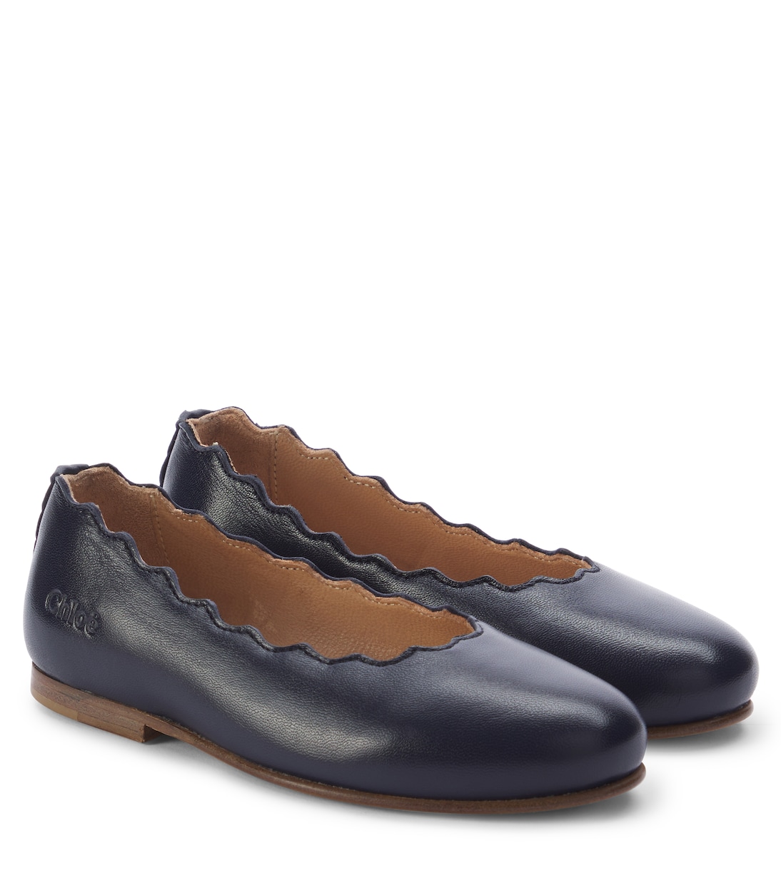 Ballerines Lauren en cuir | Chloé Kids