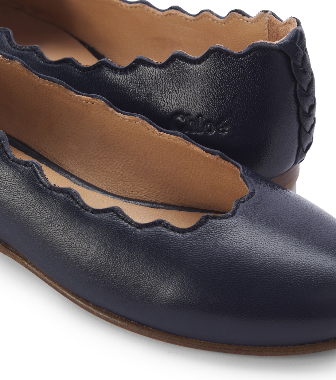 Ballerines Lauren en cuir | Chloé Kids