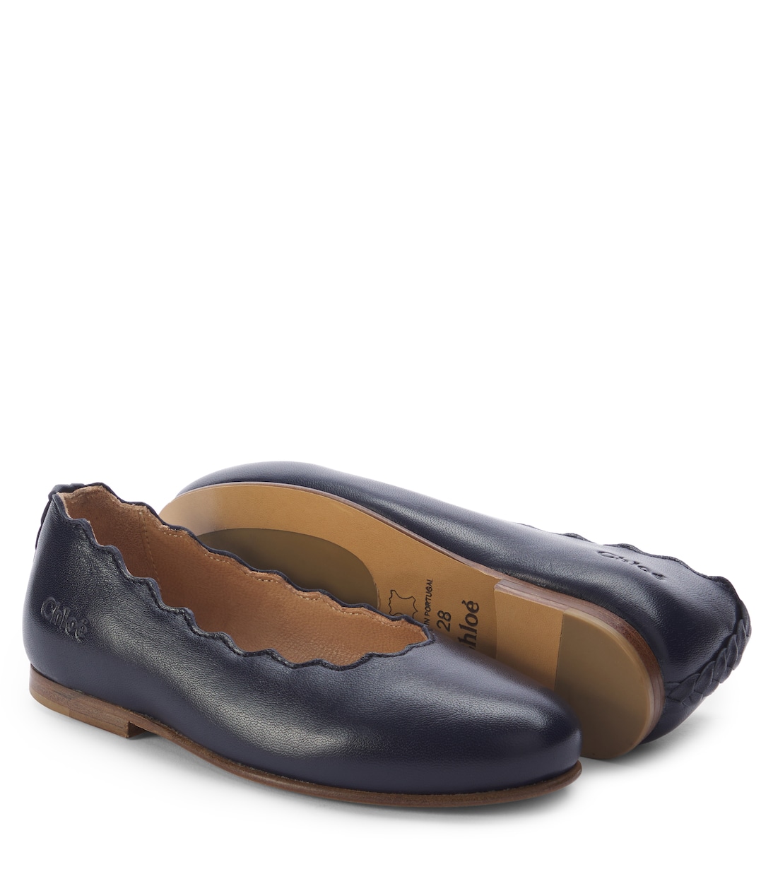 Ballerines Lauren en cuir | Chloé Kids