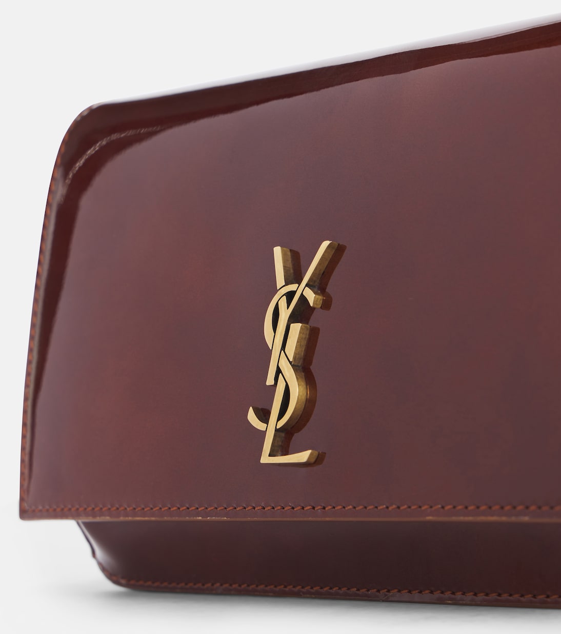 Borsa porta smartphone Cassandre in vernice | Saint Laurent