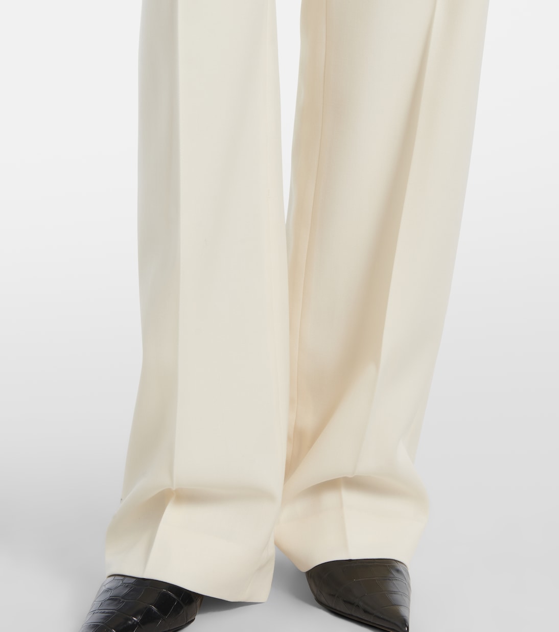 Low-rise wool pants | Wardrobe.NYC