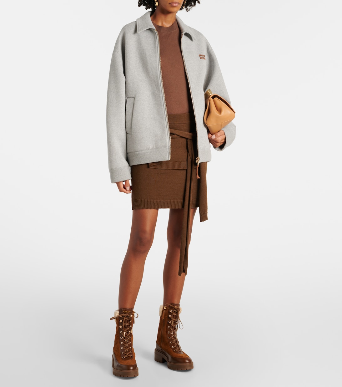 Very Cortina suede lace-up boots | Aquazzura