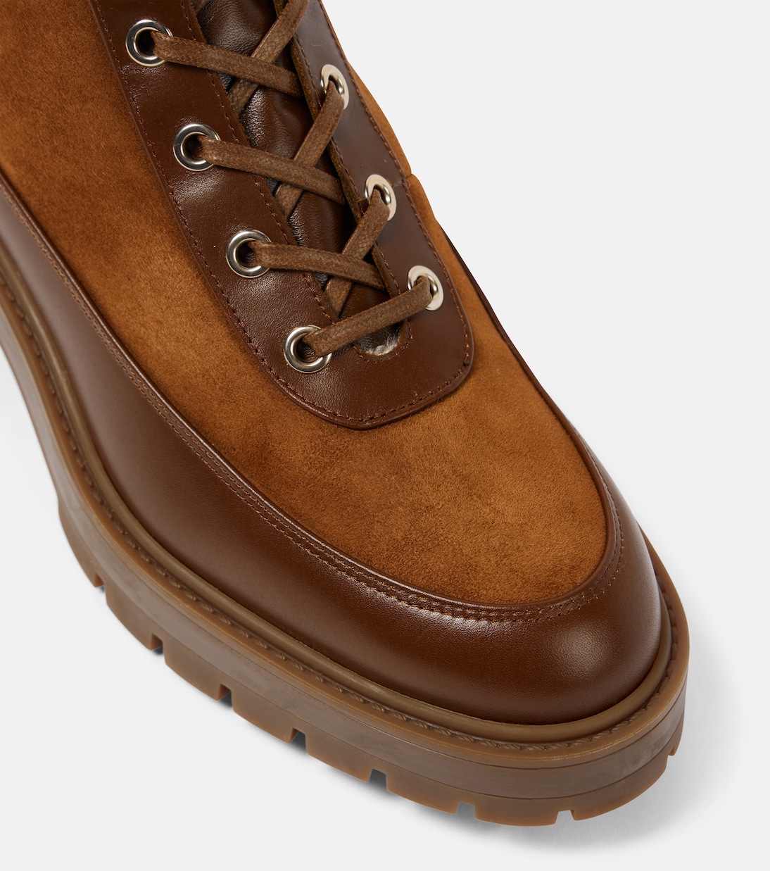 Very Cortina suede lace-up boots | Aquazzura