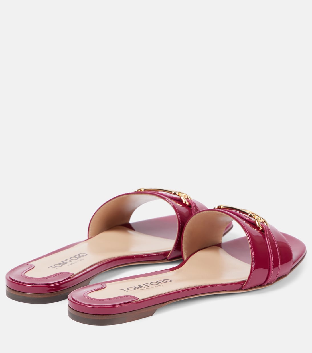 Chanclas Whitney Stadium T de charol | Tom Ford