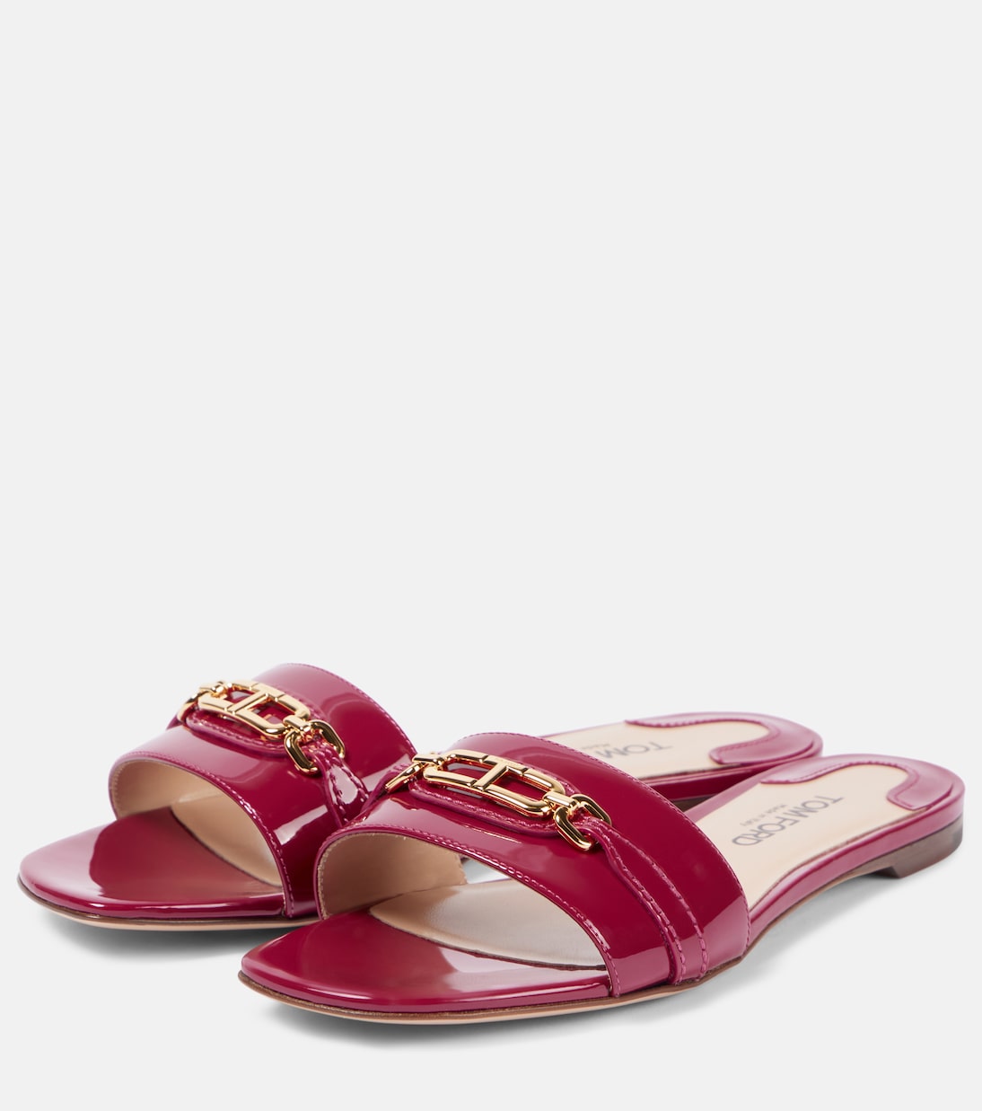 Chanclas Whitney Stadium T de charol | Tom Ford