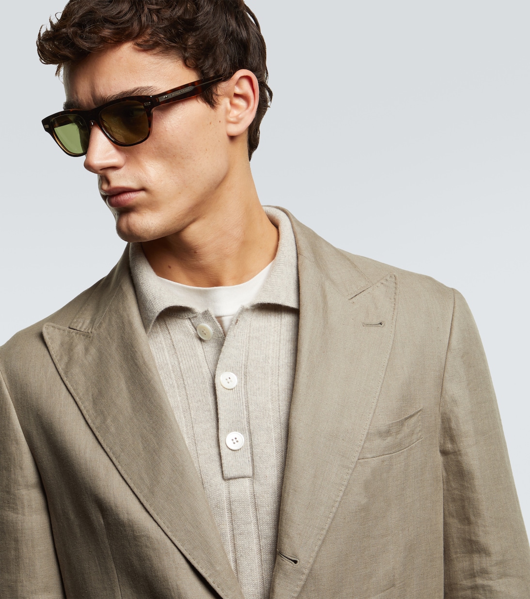 Iconic Meridian square sunglasses | Brunello Cucinelli