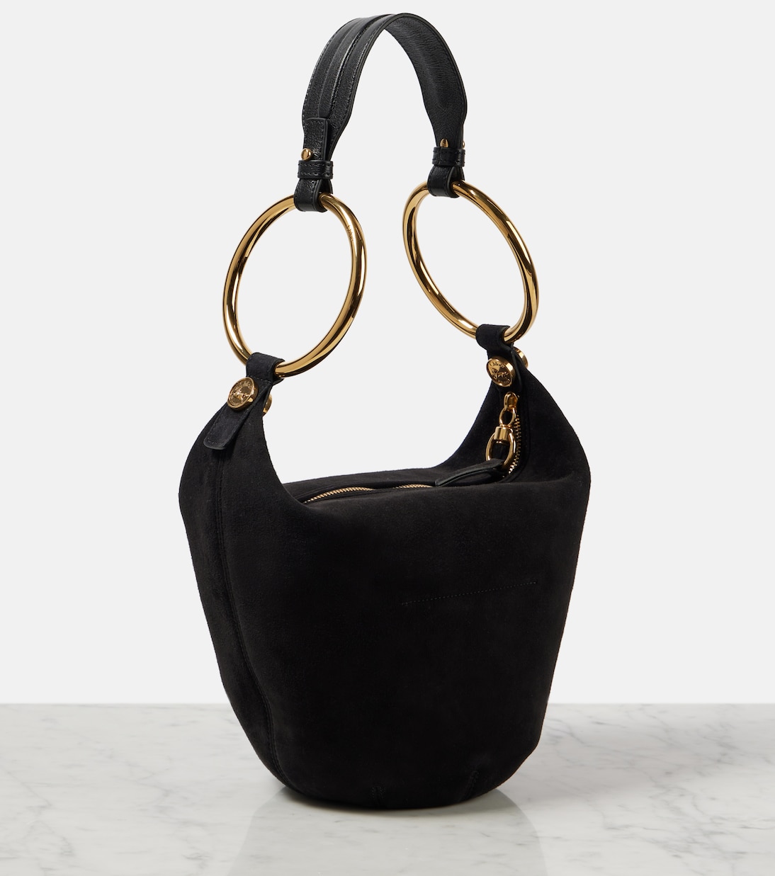 Sac Bracelet Medium en daim | Chloé