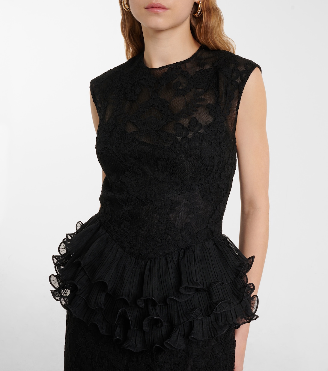 Robe midi Crush en dentelle | Zimmermann