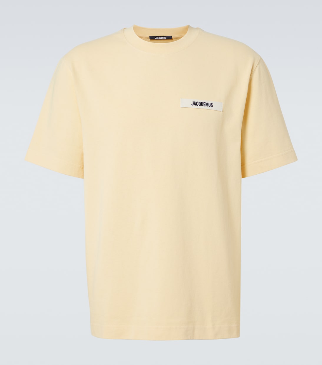 Camiseta de algodón de grogrén con logo | Jacquemus