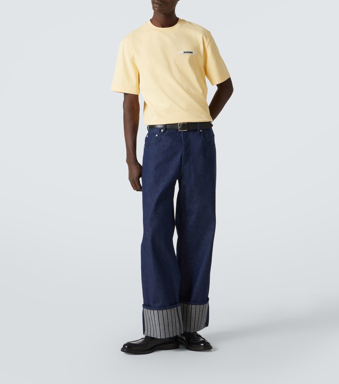Camiseta de algodón de grogrén con logo | Jacquemus