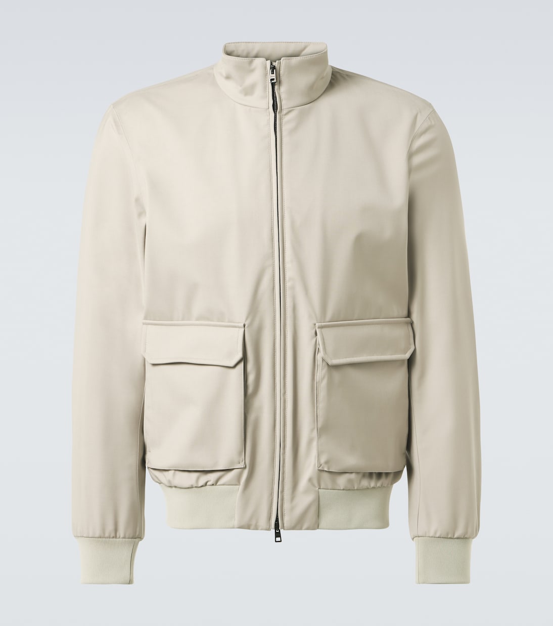Layered virgin wool blouson | Herno
