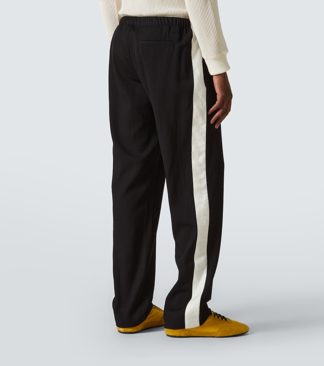 Tempo wool grain de poudre straight pants | Wales Bonner