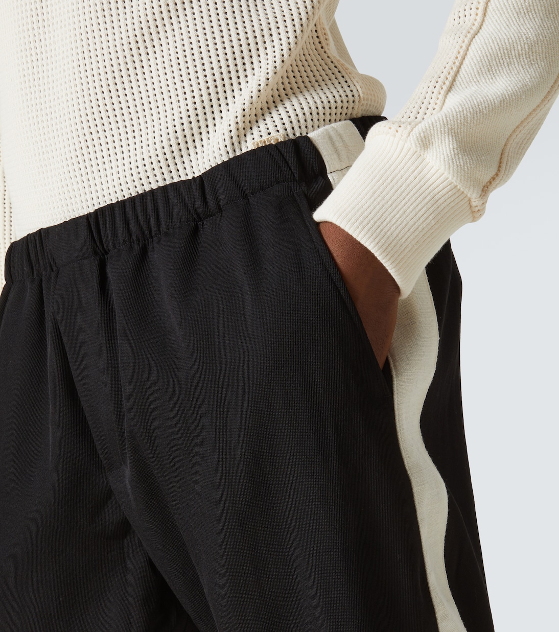 Tempo wool grain de poudre straight pants | Wales Bonner
