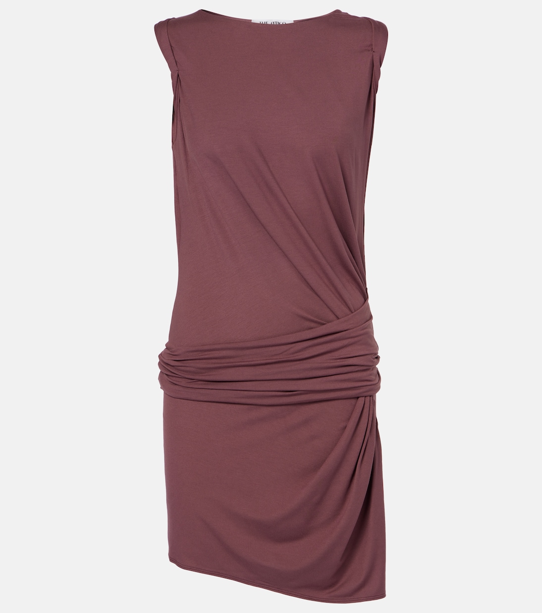 Draped drop-waist jersey minidress | The Attico