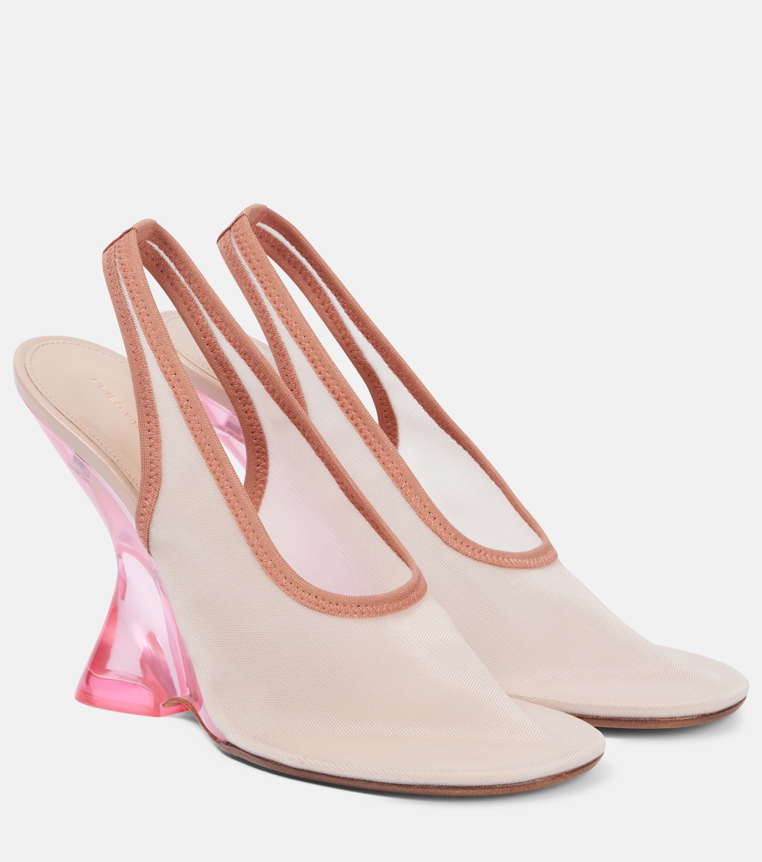 Pumps slingback con pelle e zeppa | Dries Van Noten