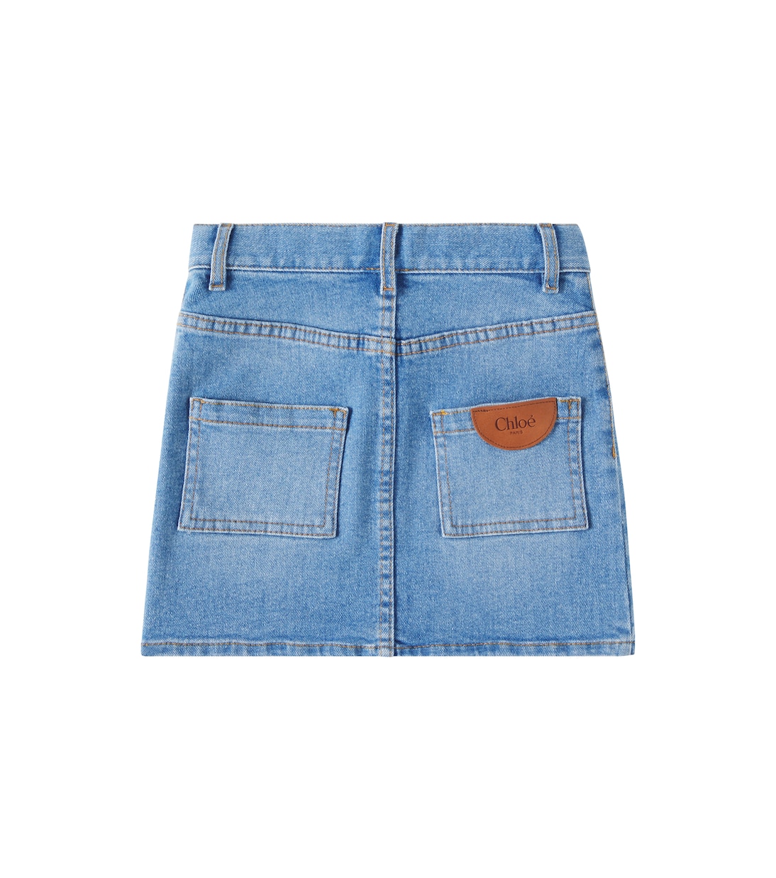 Jupe cargo en jean | Chloé Kids