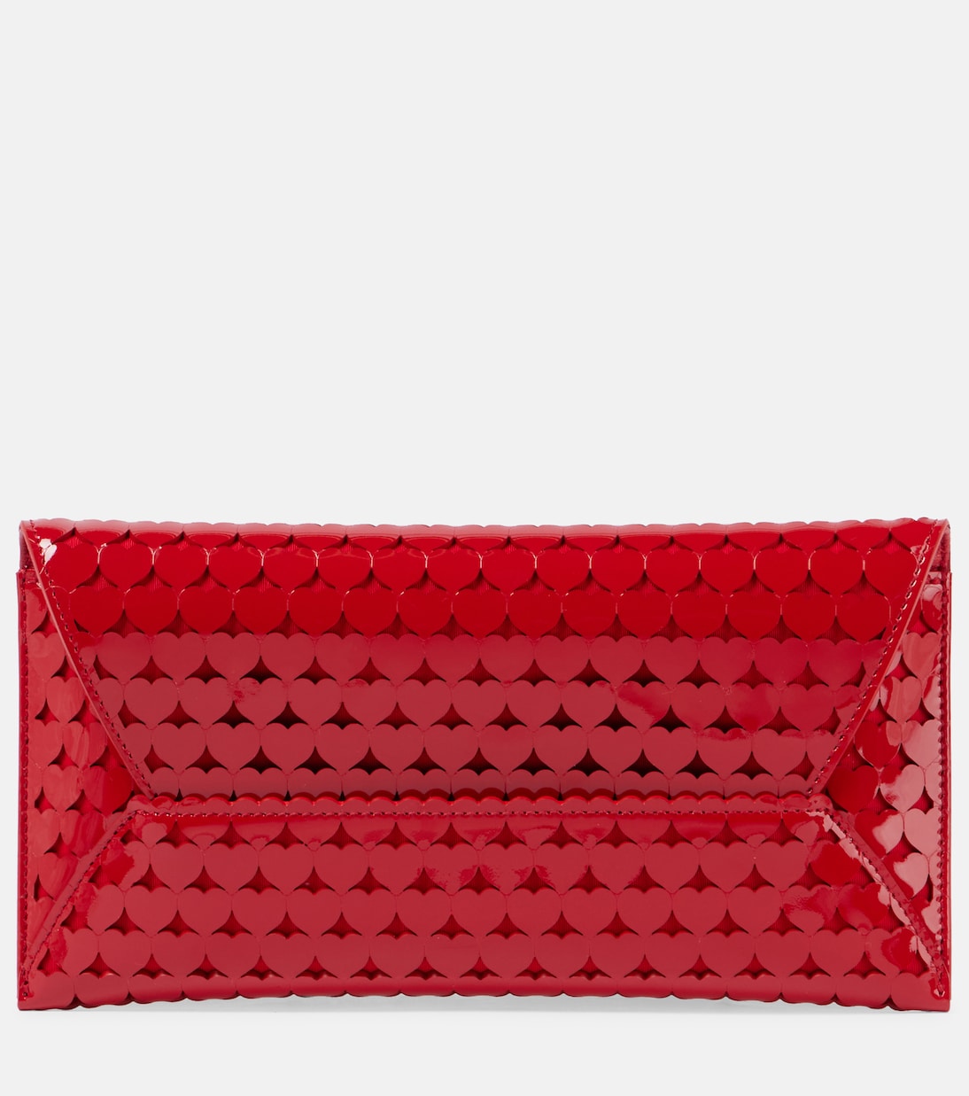 Amourose patent leather clutch | Aquazzura