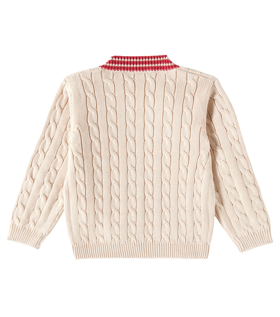 Pullover in cotone a trecce | Il Gufo
