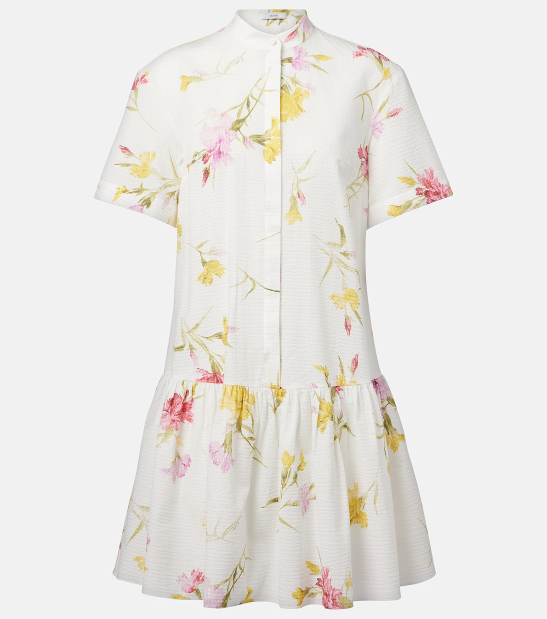 Abito corto in cotone floreale | Erdem